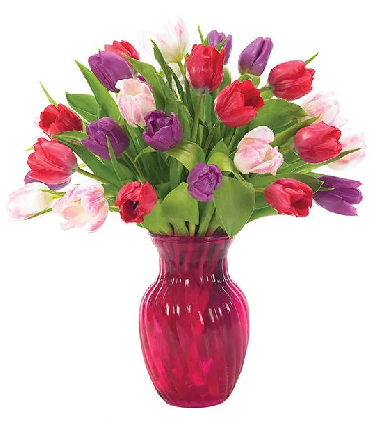 Multi-color Tulip Bouquet