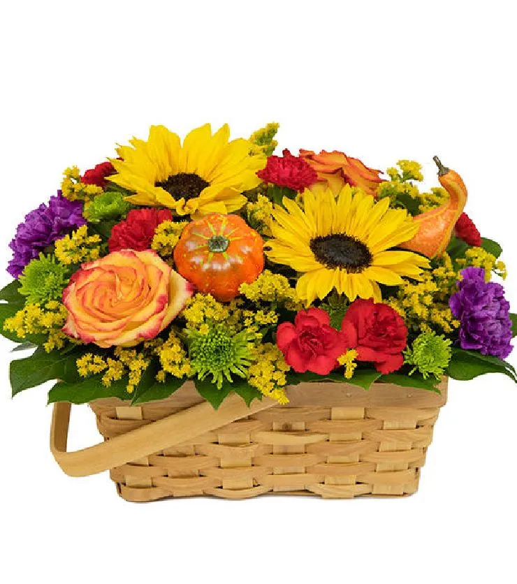 Bountiful Blooms Basket