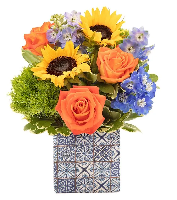 Seaside Sunflower Bouquet